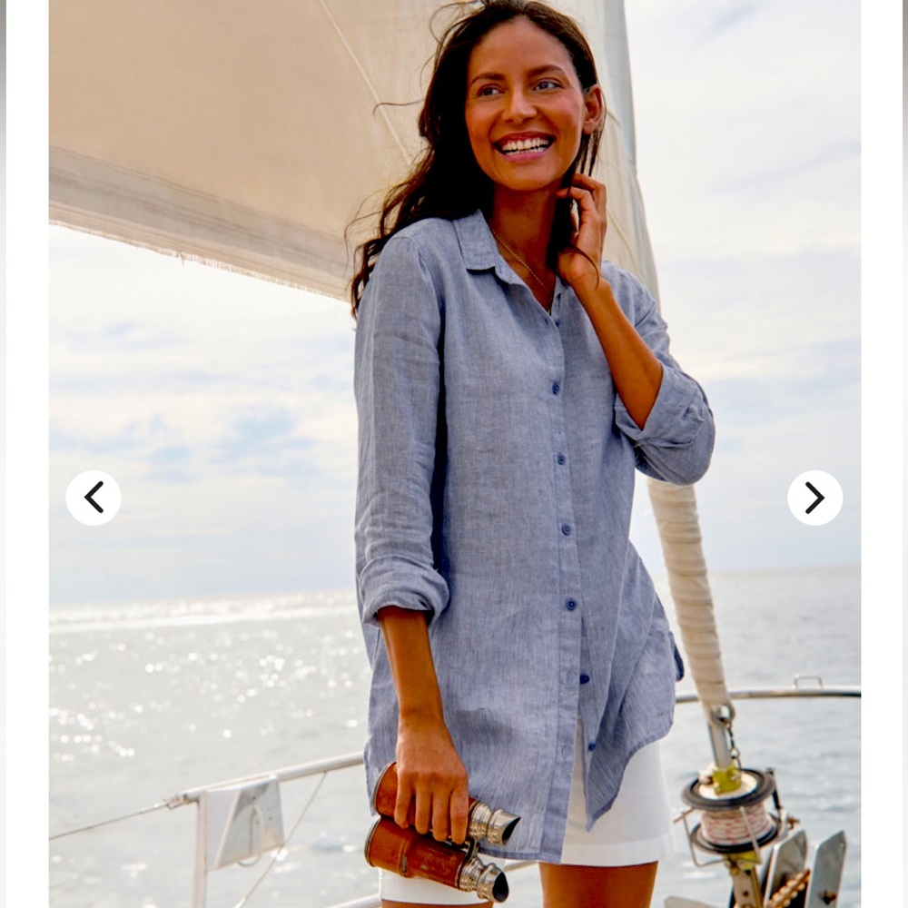 Garnet Hill Linen Tunic